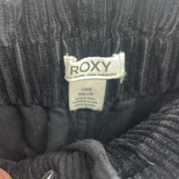 Roxy Silent Days wide tooth corduroy paperbag waist mini skirt sz L - Picture 5 of 6